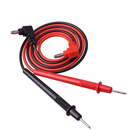 SCHOFIC 1000V 4MM Banana Connector Flexible Wire Multimeter Test Lead Probe