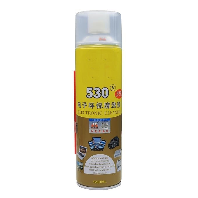 SCHOFIC Falcon 530 इलेक्ट्रॉनिक कॉन्टैक्ट फ्लक्स LCD PCB क्लीनिंग सॉल्वेंट (550 मिली)