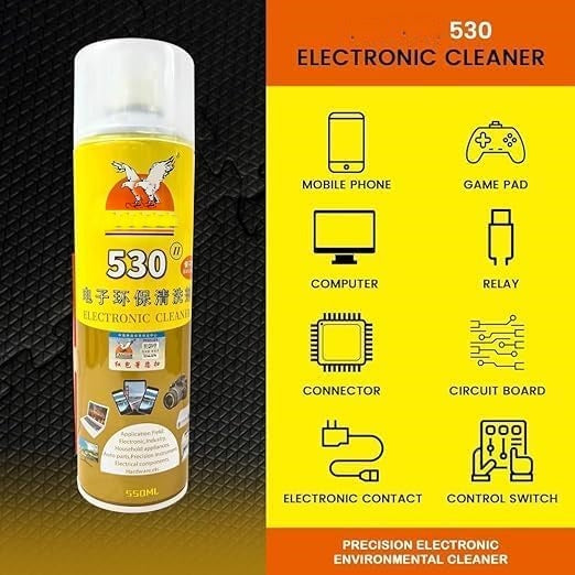 SCHOFIC Falcon 530 इलेक्ट्रॉनिक कॉन्टैक्ट फ्लक्स LCD PCB क्लीनिंग सॉल्वेंट (550 मिली)