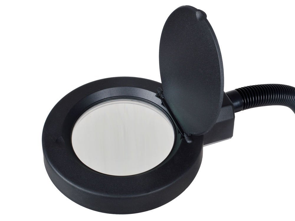Schofic 5X 10X Light-Weight Portable Tabletop Gooseneck Led Magnifying Lamp