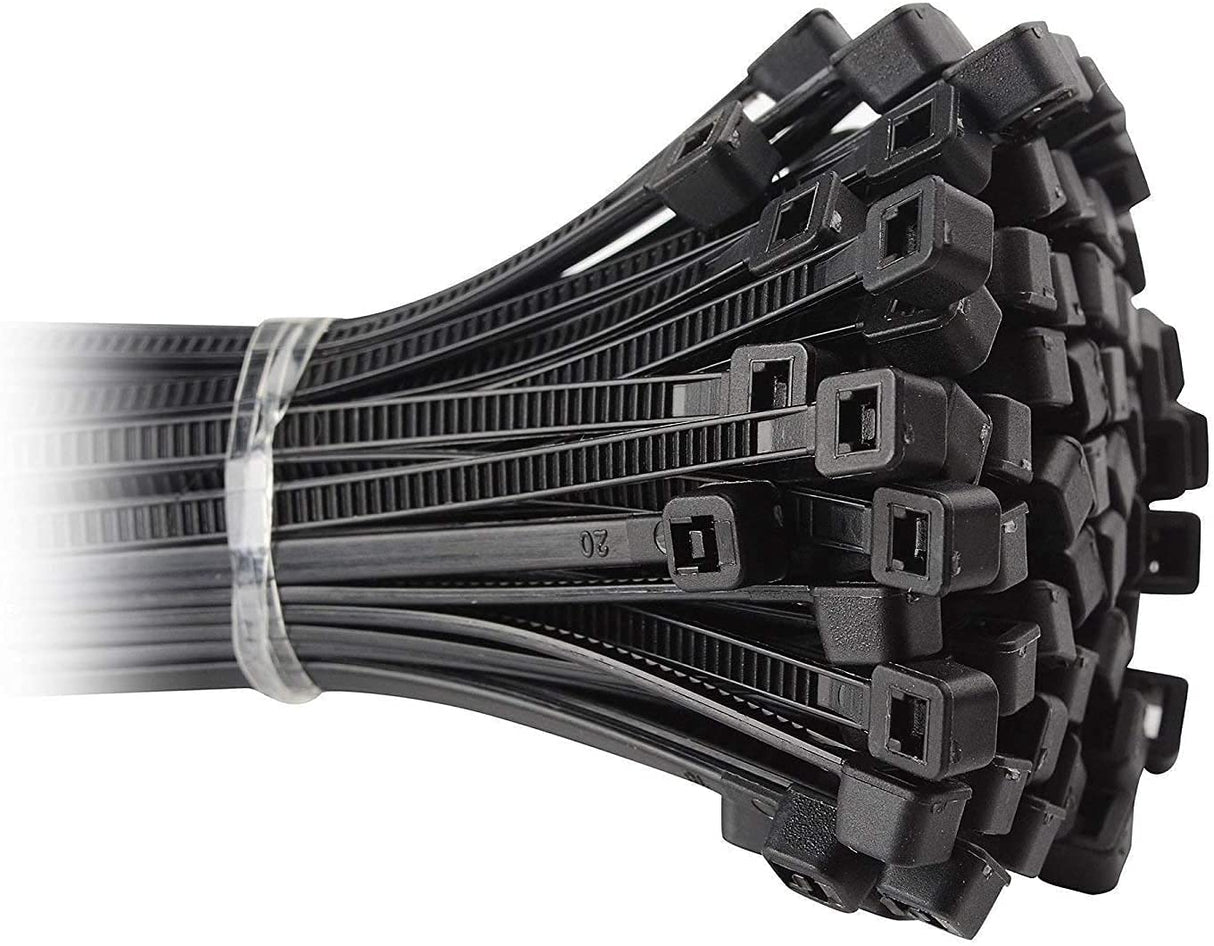 SCHOFIC Cable Zip Ties Heavy Duty 250 MM X 4.8 MM- SIZE 10''