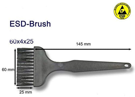 ESD Brush / Paint Shape 6CM with Conductive Bristles