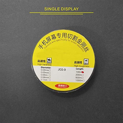 SCHOFIC Molybdenum Wire Gold 100M/329ft for LCD Glass Separate