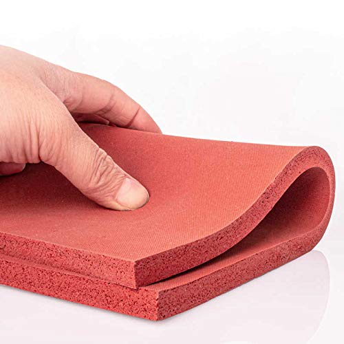 SCHOFIC சிவப்பு ரப்பர் 5MM சிலிகான் பேட்