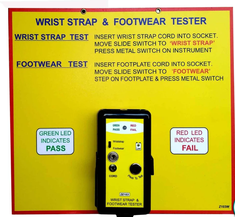 SCHOFIC ZE103 ESD Wrist Strap and Footwear Tester