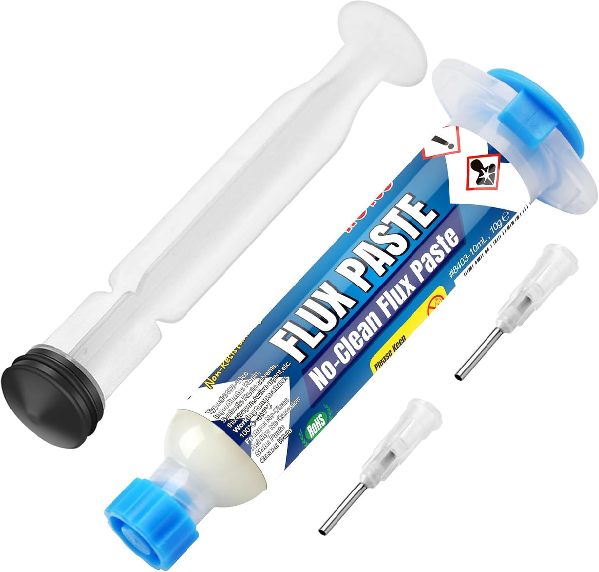 SCHOFIC UV-559 No-Clean Soldering Flux Paste, Halogen-Free 10ML Syringe