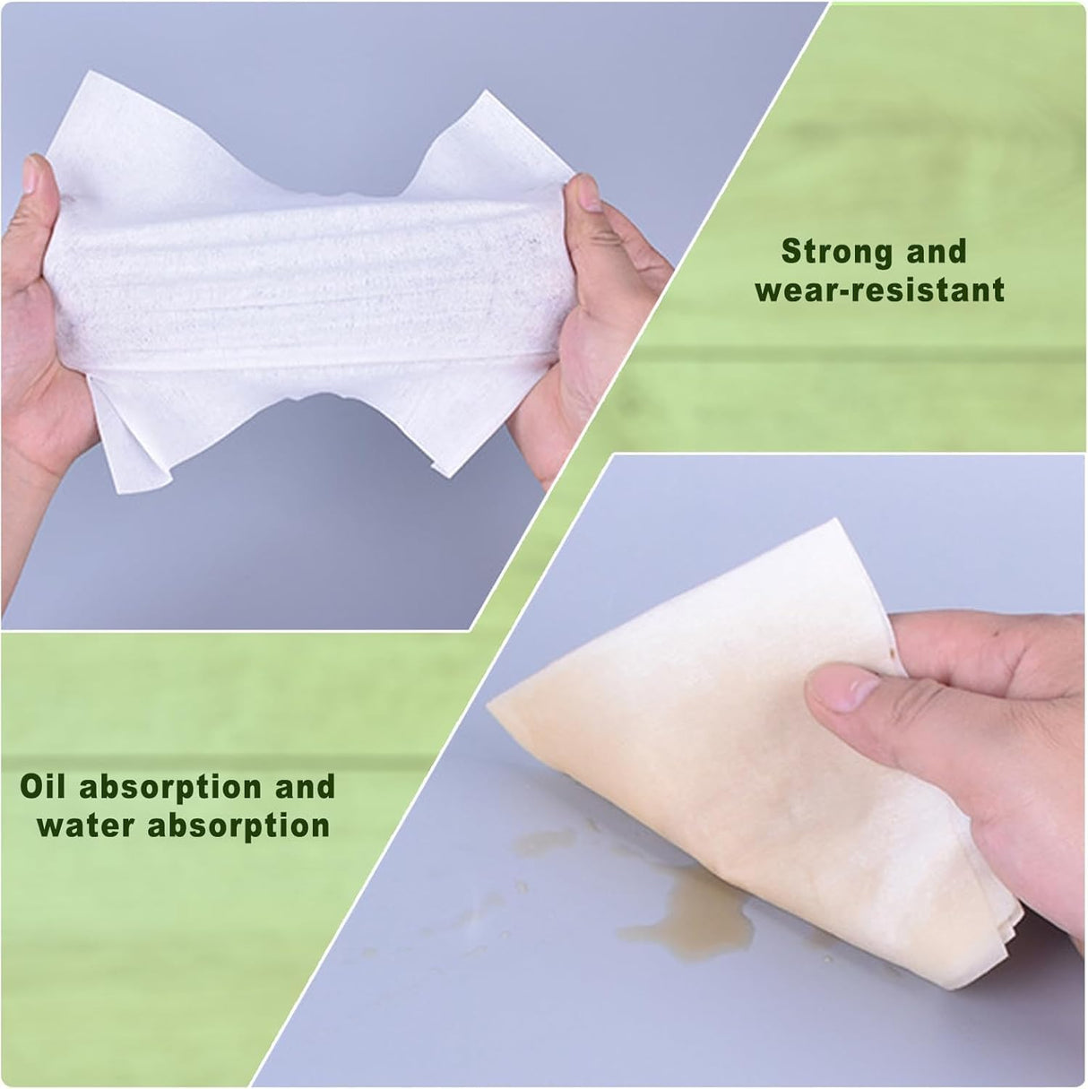 ஸ்கொஃபிக் பாலியஸ்டர் ஸ்பன்லேஸ் டபுள் நிட் மைக்ரோஃபைபர் அல்லாத கிளீன்ரூம் துடைப்பான்கள், 4" நீளம் x 4" அகலம், வெள்ளை