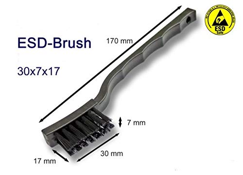 ESD Brush / Toothbrush Shape with Antistatic Conductive Fibers Bristles