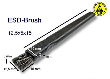 ESD Brush / Flat Shape with Conductive Bristles