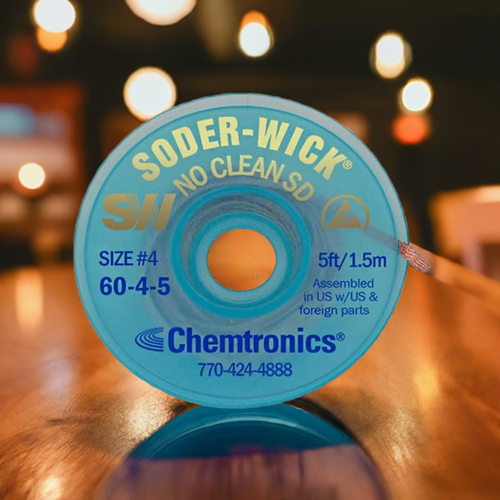 Chemtronics Soder-Wick SW16045 No Clean SD Desoldering Wick (Made in USA)