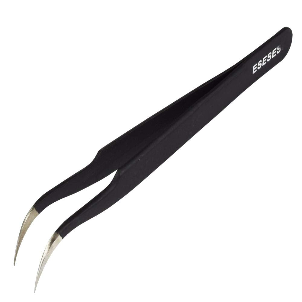 SCHOFIC ESD Safe Anti-Static Plastic Non-magnetic Tweezers Set