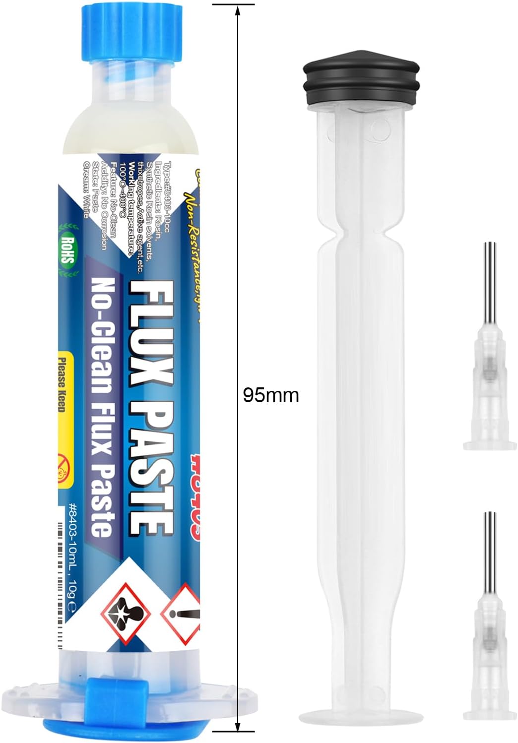 SCHOFIC UV-559 No-Clean Soldering Flux Paste, Halogen-Free 10ML Syringe