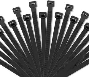 SCHOFIC Cable Zip Ties Heavy Duty 200 MMX 7.6MM [Size 8 INCH]