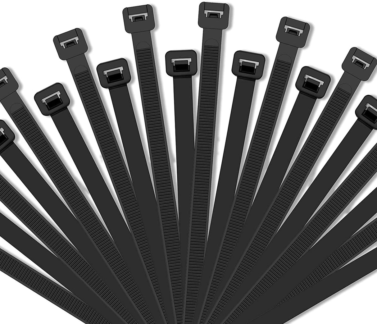 SCHOFIC Cable Zip Ties Heavy Duty 250 MMX 7.6MM [Size 10.1 INCH]