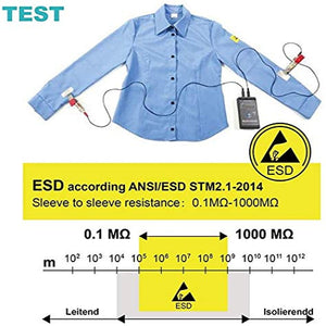 SCHOFIC ANTI-STATIC Safe Unisex ESD Apron / Lab Coat / Jackets - Blue