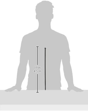 SCHOFIC Cable Zip Ties Heavy Duty 450 MM X 4.8 MM- SIZE 18''