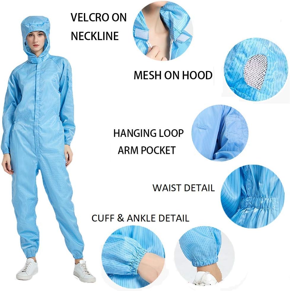 SCHOFIC Antistatic ESD Safe Jumpsuit Coverall / Dangri