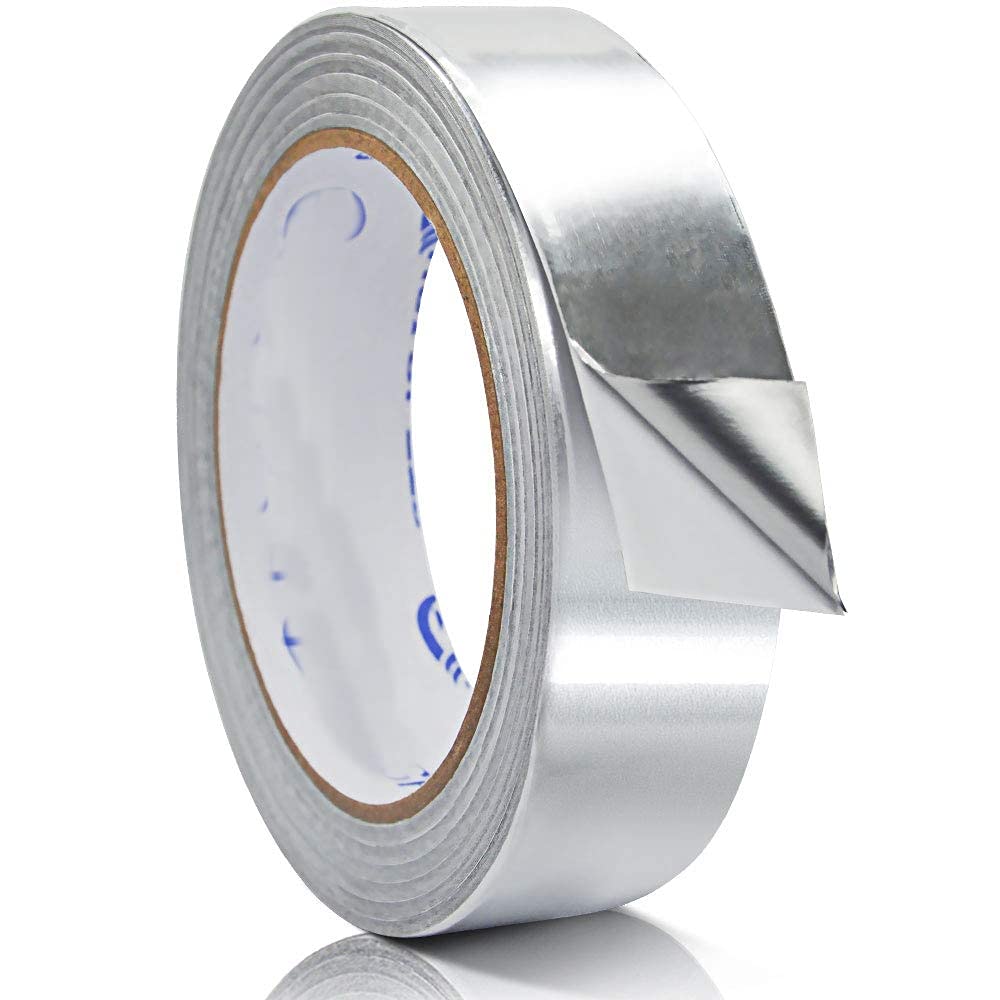 SCHOFIC एल्युमिनियम फॉयल टेप – प्रोफेशनल/कॉन्ट्रैक्टर-ग्रेड - 20MM x 150 फीट (3.4 मिल)