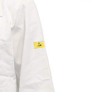 SCHOFIC ANTI-STATIC Safe Unisex ESD Apron / Lab Coat / Jackets - White