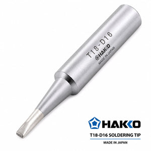 Hakko T18-D16 Chisel Shape Tip, Soldering Iron Bit