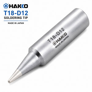 Hakko T18-D12 Chisel Tip, Soldering Iron Bit Made In Japan