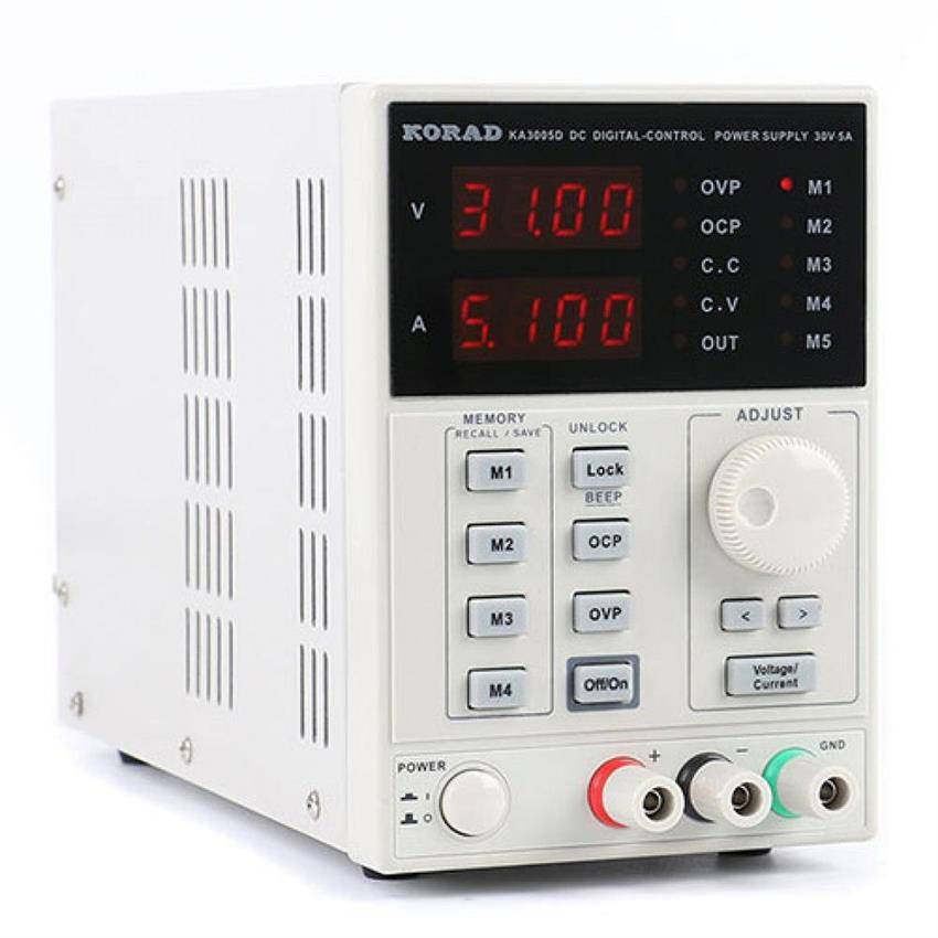 Korad KA3005D - Precision Variable Adjustable 30V, 5A DC Linear Power Supply Digital Regulated Lab Grade