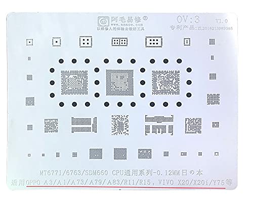 SCHOFIC BGA IC ஸ்டீல் ஸ்டென்சில் ரீபாலிங் 