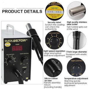SCHOFIC 857DW+ SMD Rework Station Lead Free Adjustable SMD Rework Station