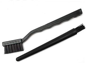 SCHOFIC [2 PCS] Conductive Fibers Bristles Plastic Handle Durable Anti Static ESD Safe Brushes